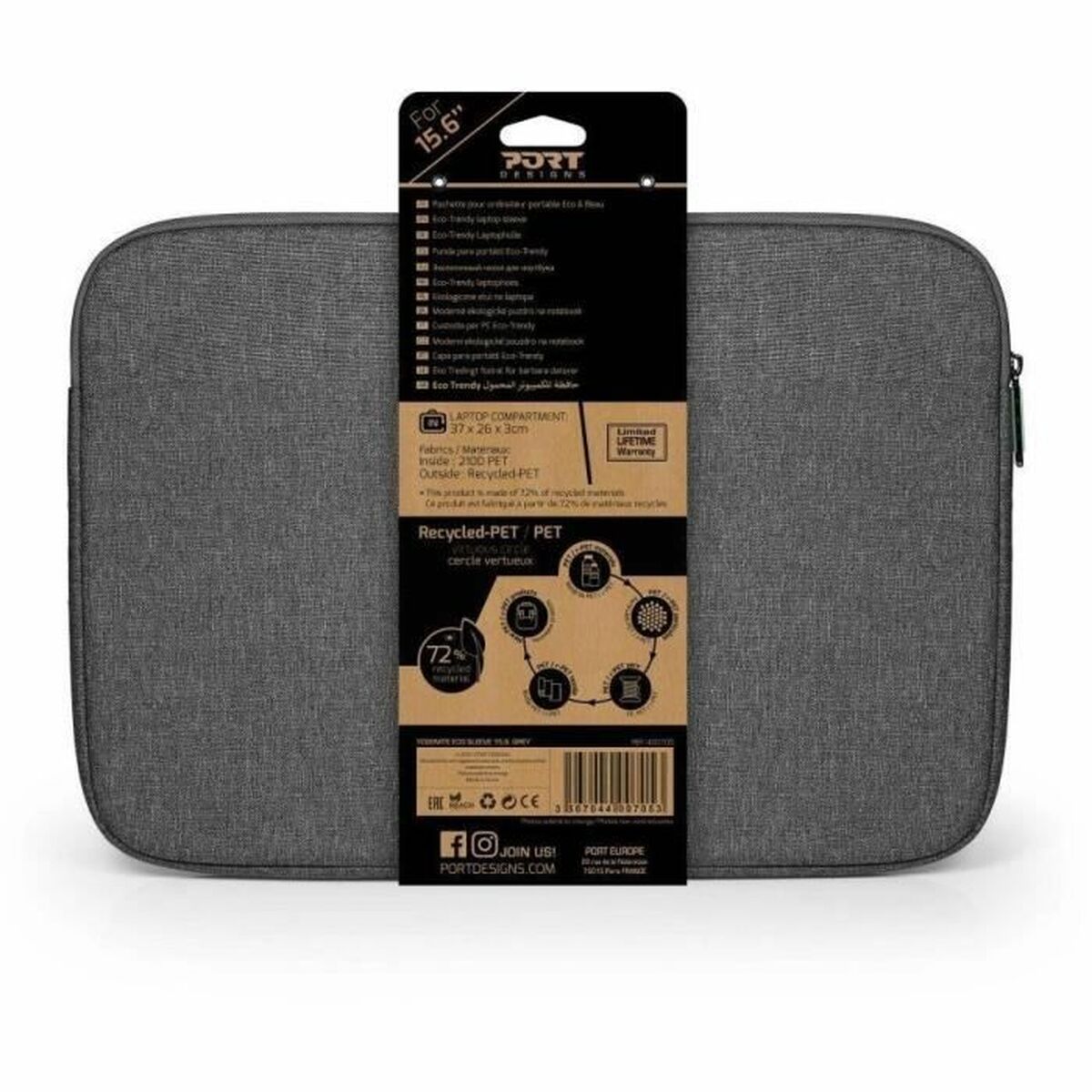 Servietă Port Designs YOSEMITE Eco Gri